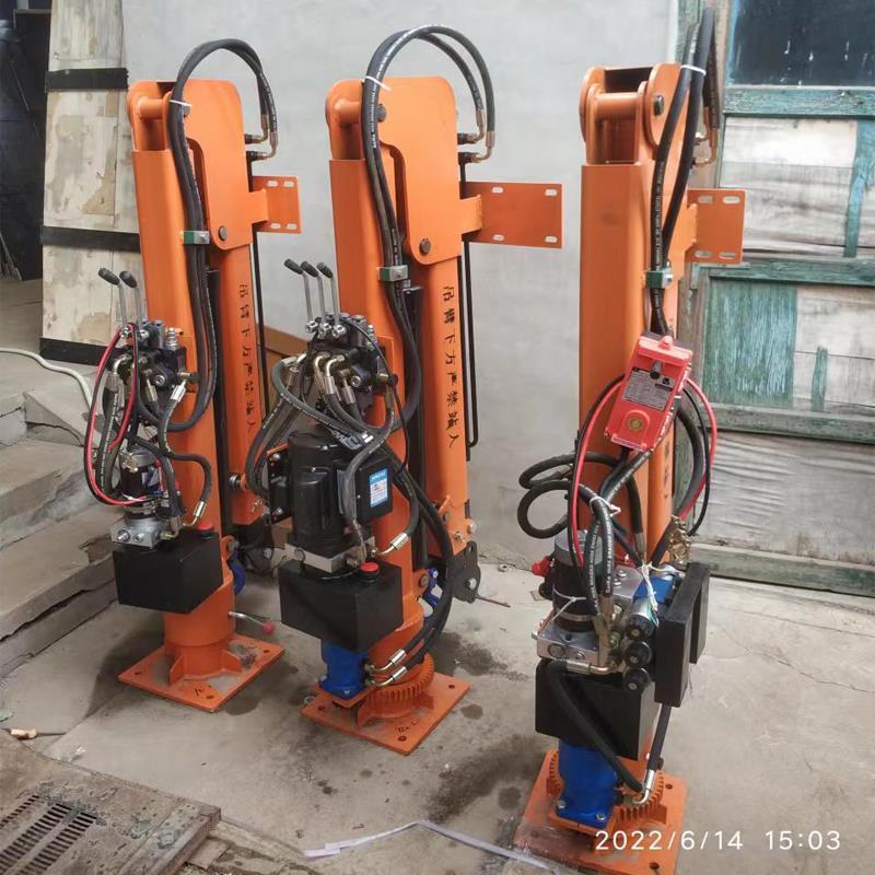 八德区重汽蓝牌随车吊 3.2吨 国六动力强 液压驱动 农用自卸起重机